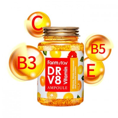       Farmstay DR-V8 Vitamin Ampoule 250. 100% KOREA.   499.