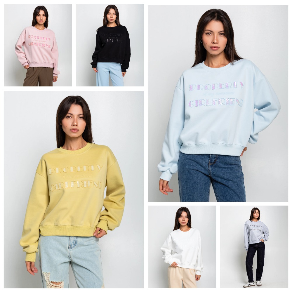 Новинка! Прикольный СВИТШОТ в 6 нежных расцветках. ВСЕГО 840 РУБ! Качество отличное, сама ношу их фирмы уже не один год. И сейчас КОНЕЧНО СРАЗУ ЗАКАЗАЛА ГОРЧИЧНЫ!Й Новинка! Прикольный СВИТШОТ в 6 нежных расцветках. ВСЕГО 840 РУБ! Качество отличное, сама ношу их фирмы уже не один год. И сейчас КОНЕЧНО СРАЗУ ЗАКАЗАЛА ГОРЧИЧНЫ!Й