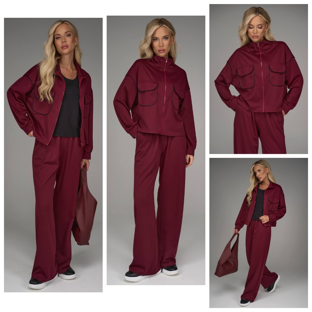 НОВИНКА! Чистые линии. Свободный силуэт. Глубокий оттенок бордового. Это не просто костюм - это база, которая создаёт настроение и подчеркивает вкус. Легкий в движении, выразительный в образе. Для женщин, которые выбирают качество и эстетику. НОВИНКА! Чистые линии. Свободный силуэт. Глубокий оттенок бордового. Это не просто костюм - это база, которая создаёт настроение и подчеркивает вкус. Легкий в движении, выразительный в образе. Для женщин, которые выбирают качество и эстетику.