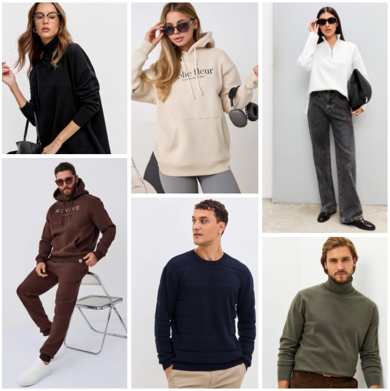 Повседневный трикотаж от Азбукамоды для него и для неё: Fine Joyce, Primm (размеры до 10XL). Уютная осенняя коллекция. В.12/25 Повседневный трикотаж от Азбукамоды для него и для неё: Fine Joyce, Primm (размеры до 10XL). Уютная осенняя коллекция. В.12/25