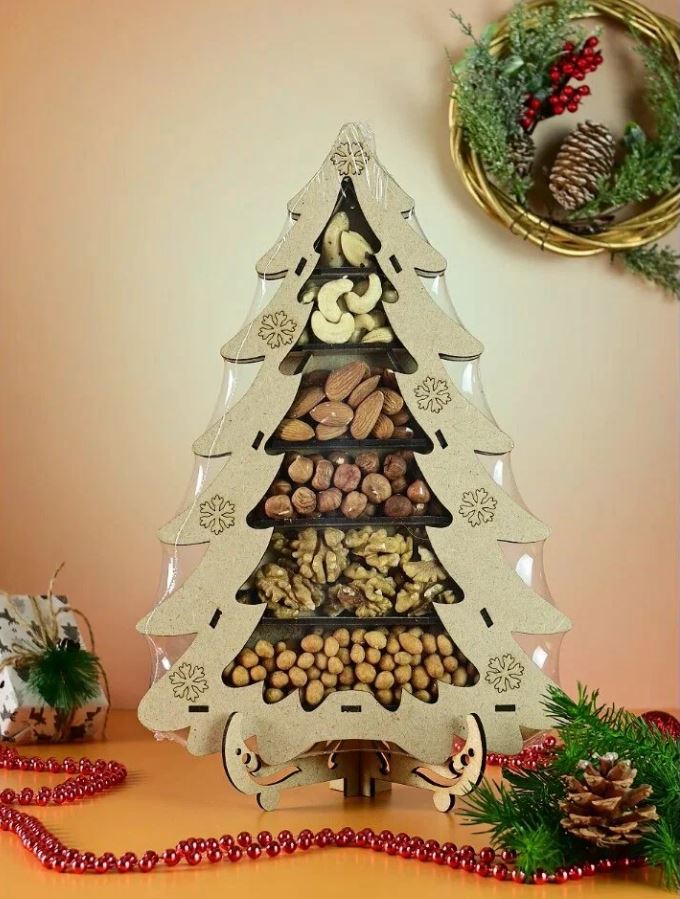 НИКАКОГО ПЕРЕСОРТА ПО ЦВЕТУ И ФОРМЕ!!! Новогодний набор орехов Ёлочка 400 гр. НИКАКОГО ПЕРЕСОРТА ПО ЦВЕТУ И ФОРМЕ!!! Новогодний набор орехов Ёлочка 400 гр.