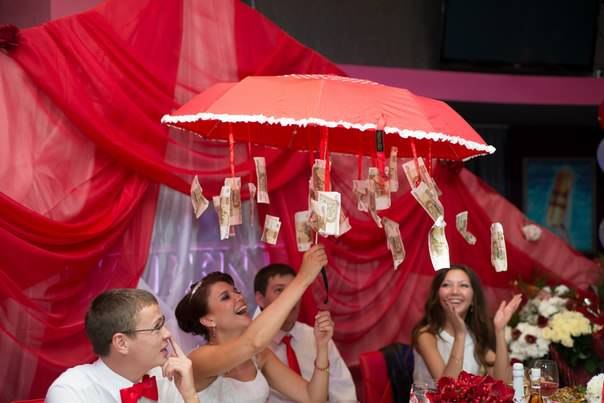 Денежный Зонт На Свадьбу Поздравление