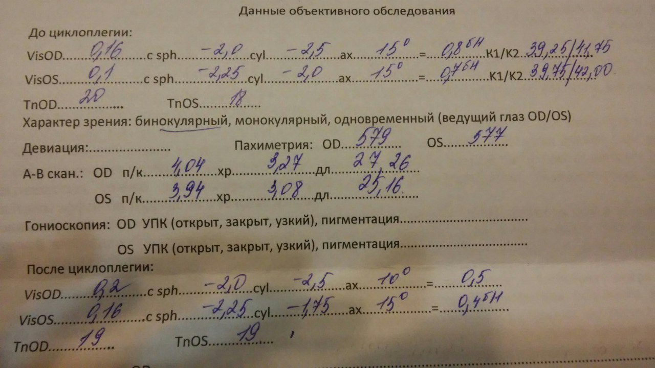 Коррекция зрения что нельзя