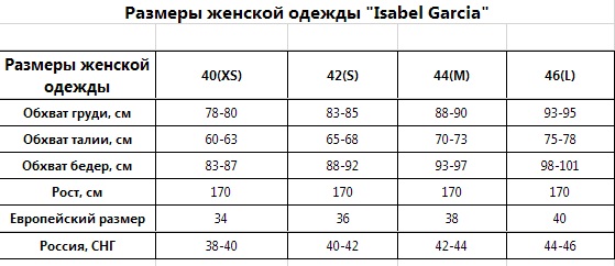 L Размер Женской Одежды