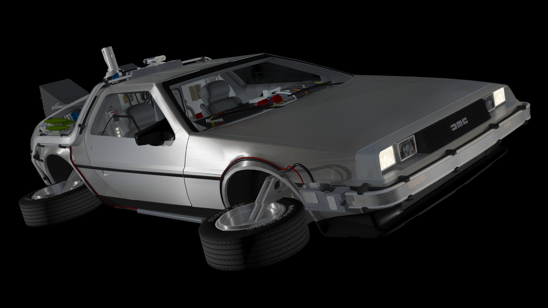 DELOREAN DMC-12 летающий