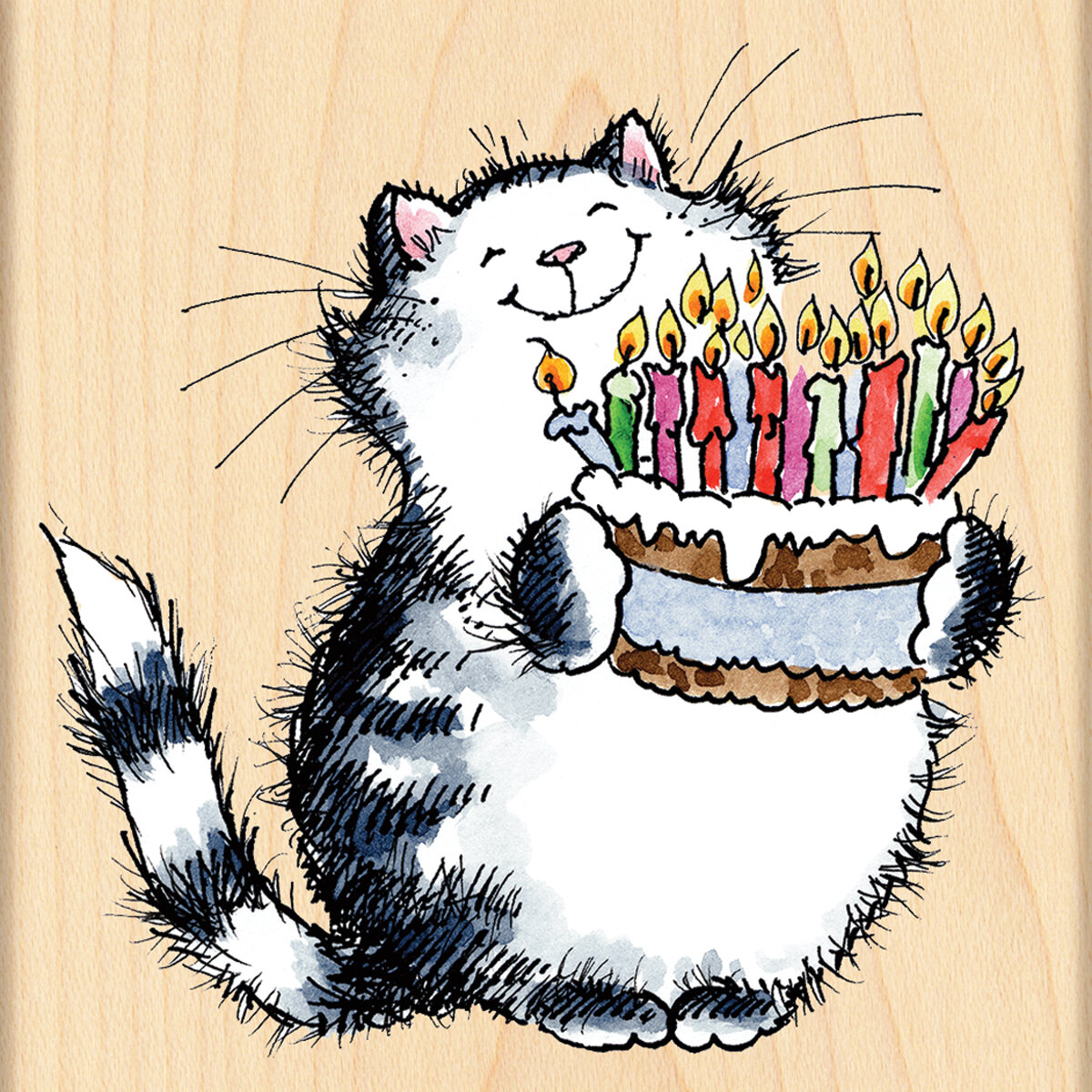 Поздравления С Днем Рождения С Котиками Картинки