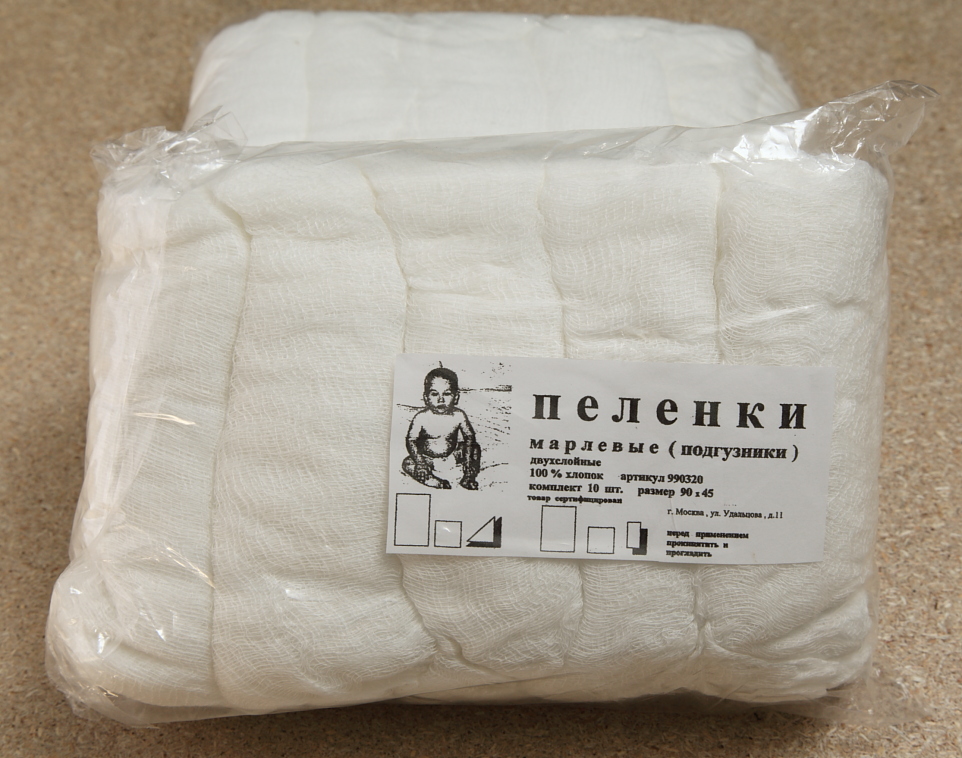 Памперсы из марли своими руками