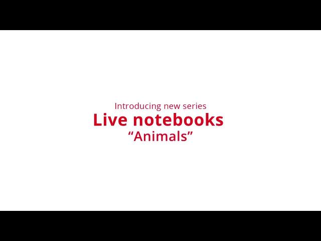 Live Notebook series 'Animals'