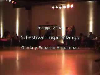 Gloria y Eduardo Arquimbau Festival LuganoTango