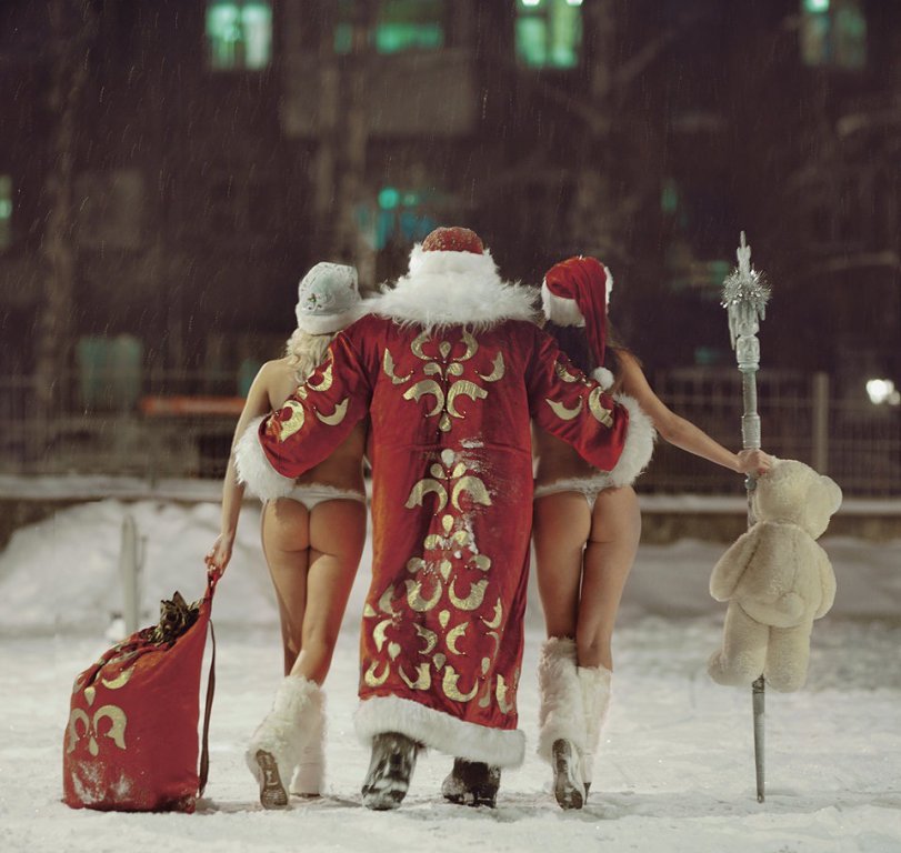 Прикольное Новогоднее Поздравление Деда Мороза И Снегурочки