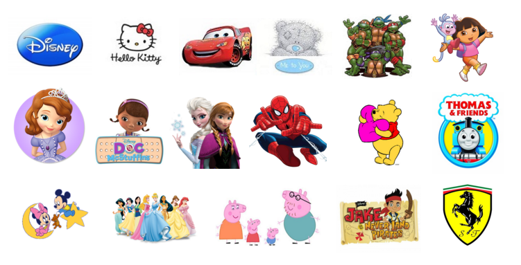   19.06.   Disney, Hello Kitty, Ferrari, Cars, Princess, Peppa pig, My little pony, Spider-Man, Frozen,  ,  , Star wars  0  .     80%!  !  4/17