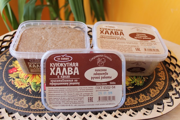 Как выглядят 100 грамм халвы Халва Тимоша подсолнечная "Вкусная рассыпчатая халва (тает во рту). Бывает в р