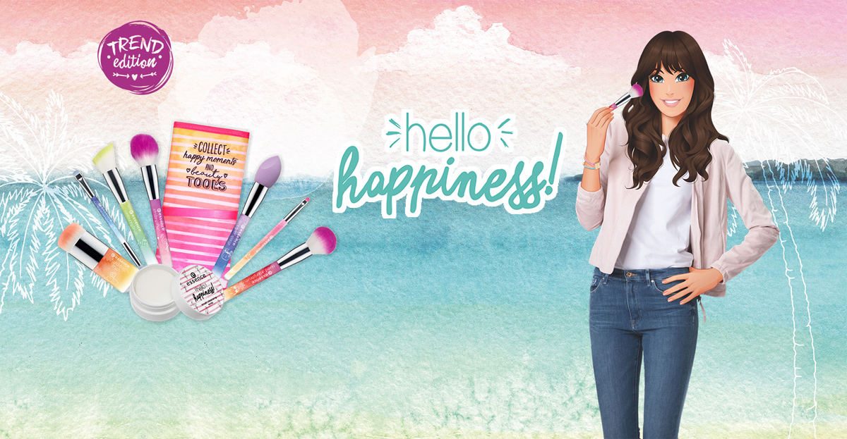 ))   Essence Hello Happiness Collection Fall 2017.  3-4     )