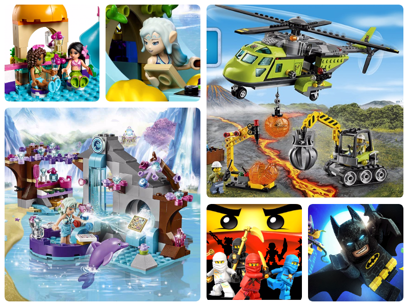  !    Lego!   60 !  - 70%!    (   )!  !      -! Minecraft, City, Ninjago, Friends, Batman...  !  9!