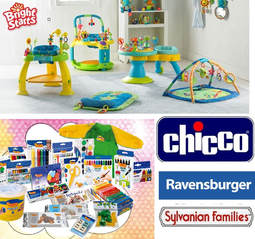 C .   -   - Chicco, Bright Starts, Chugington, Sylvanian Families, Tommee Tippee, Ravensburger  .   .    Ravensburger, Tomy.  !