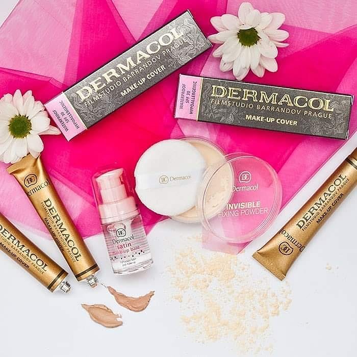        Dermacol !    Satine +   Make Up Cover +   Invisible Fixing Powder