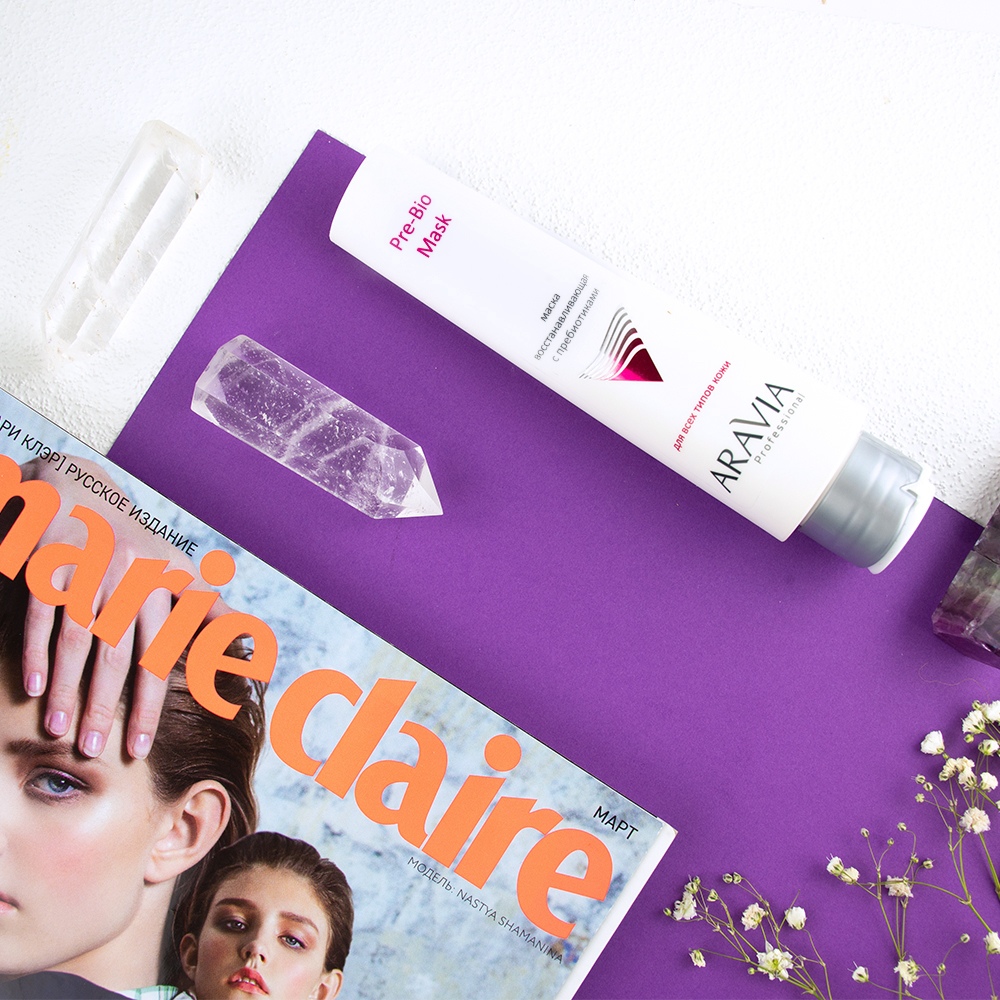 Beauty-  Marie Claire Russia    Pre-Bio  ARAVIA Professional   ,          .