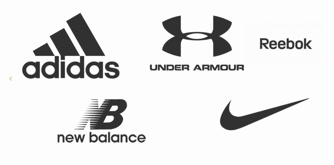     -      Nike, Reebok, Puma, Salomon, Tantino  Under Armour!     !