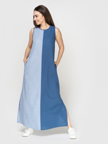 Супер новинка в Altermoda. Яркое, необычное льняное платье свободного кроя и необычной расцветки. Само то жарким летом)