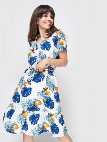 Новинка в Altermoda. Яркое вискозное платье для молодой и красивой тебя)