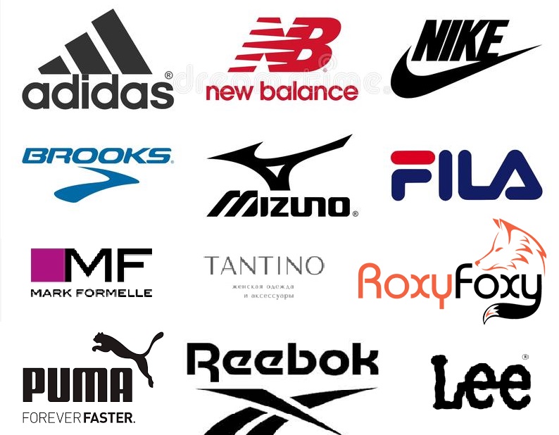     Under Armour, Nike, Reebok, Puma, Salomon.     ! -9. 