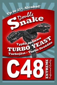 Цены стали еще ниже!!!!! УЖЕ ВТОРОЕ Значительное снижение цены!!! Известные турбо дрожжи Double Snake C48, НОВИНКА Т48  ПО САМЫМ ВЫГОДНЫМ ЦЕНАМ ЗДЕСЬ!!!