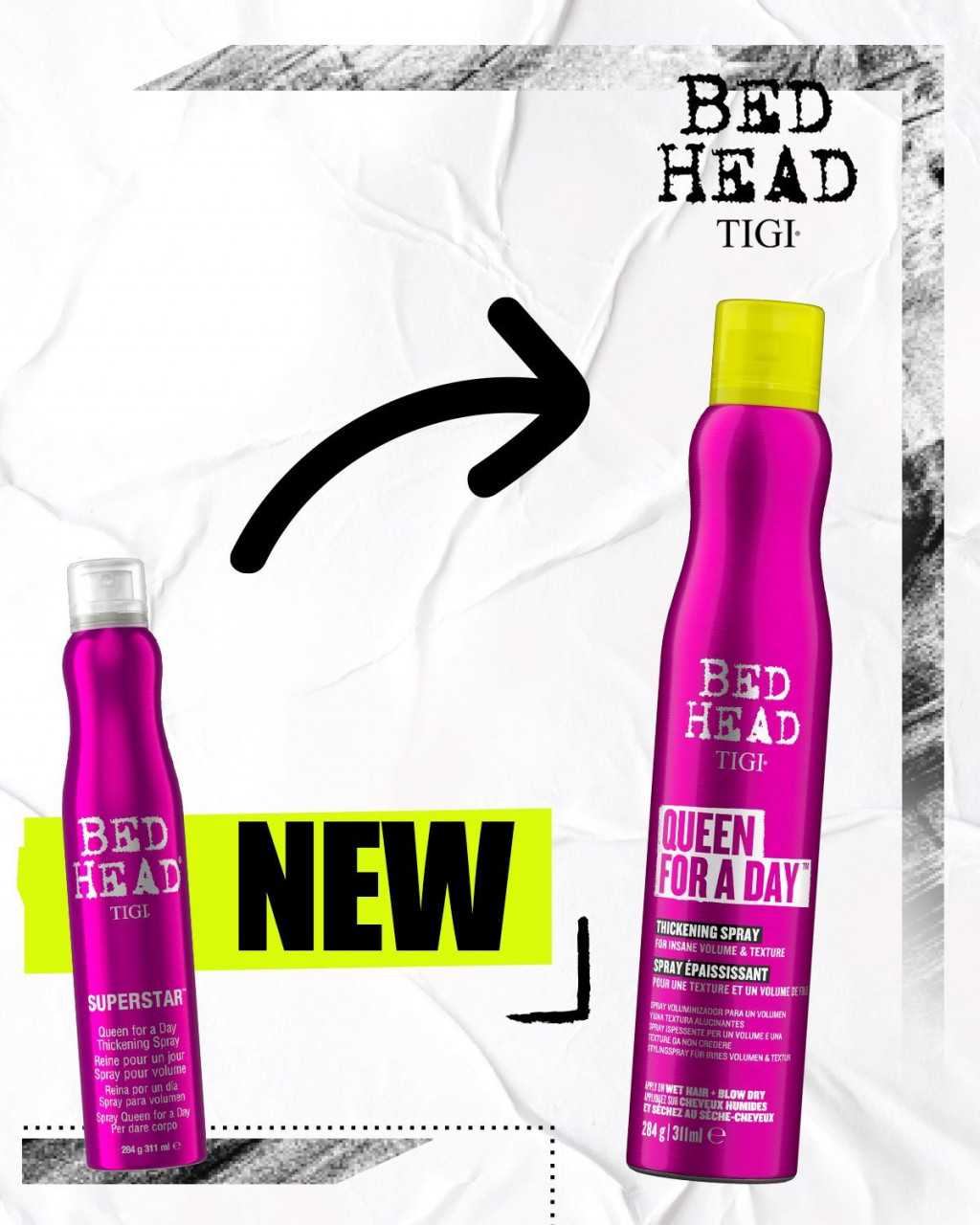 TIGI BED HEAD QUEEN FOR A DAY -      311  1050,00+18%   9     ̣          ޣ    .  