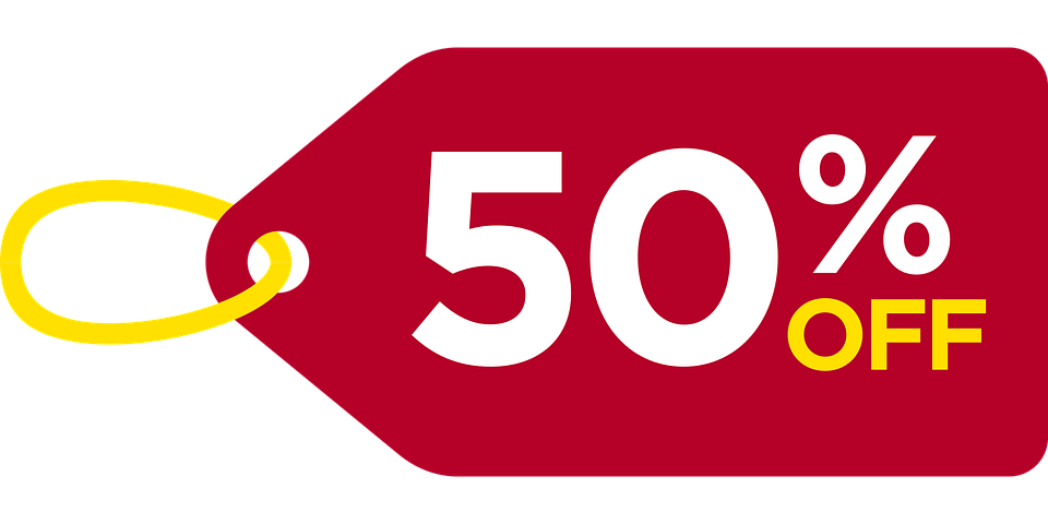  !       -50%!  