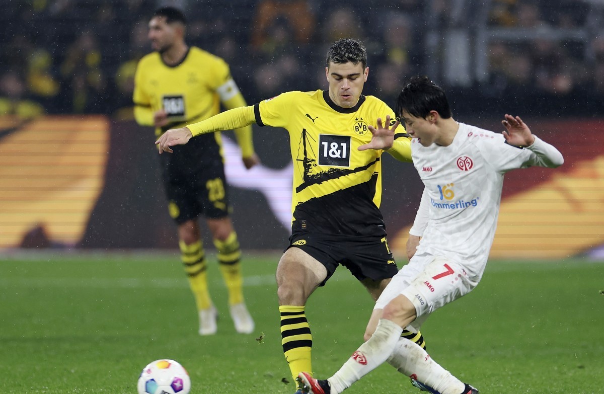&#8216;Jaesung Lee full time&#8217; Mainz draws 1-1 with Dortmund