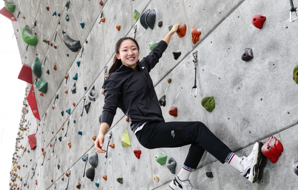 Jeong Ji-min, Korea's first medal in 'Climbing World Cup Speed' &#8220;I&#8217;m going to film Paris&#8221;