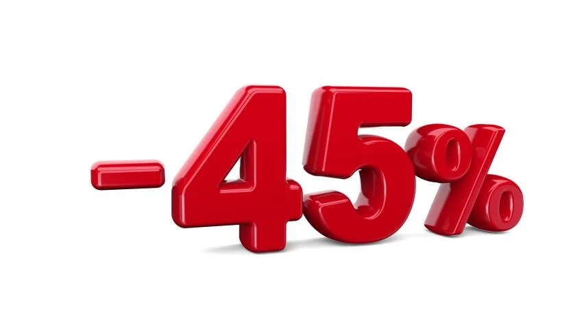      1,6    45%