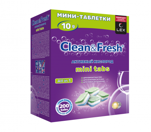    "Clean&Fresh" Allin1 mini tabs 200 