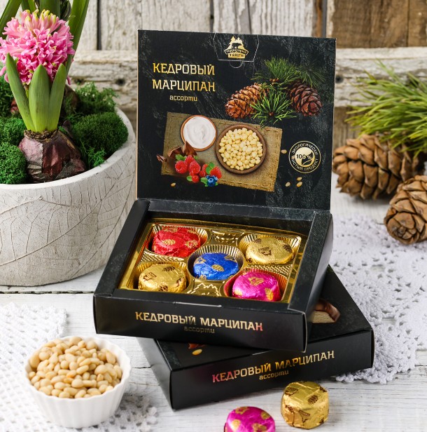 ХИТ ПРОДАЖ!!! КЕДРОВЫЙ МАРЦИПАН - АССОРТИ.