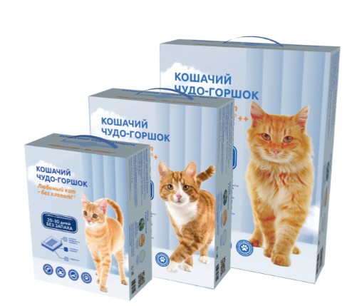 Лю*бимый кот - без хлопот! Одноразовый кошачий туалет.