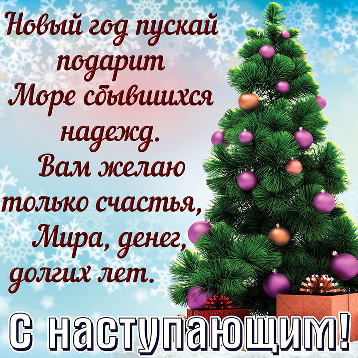 С НАСТУПАЮЩИМ НОВЫМ ГОДОМ!