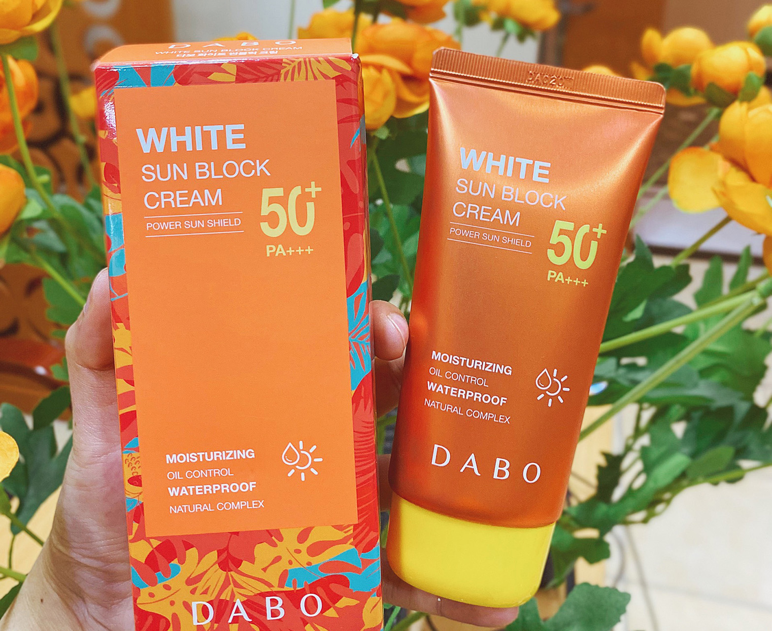 !!!     Dabo White Sunblock Cream SPF50+ PA+++!    !    !   - 265 !!!
