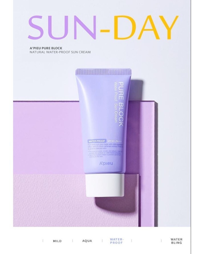APIEU Pure Block Sun Cream -     ! SPF  + : ,    ,    !  -   !