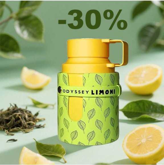 НОВИНКА! Armaf Odyssey Limoni Fresh - яркий и освежающий цитрусовый унисекс-аромат, созданный в традициях ближневосточных ароматов, представляет собой яркую смесь цитрусовых и ароматических нот, которая перенесет ваши чувства в залитый солнцем рай!