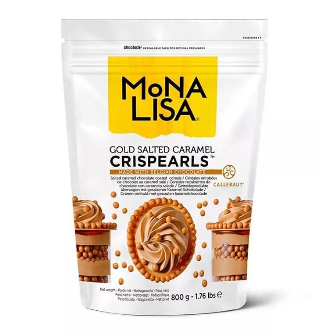   !  Crispearls Salted Caramel. 0,8  