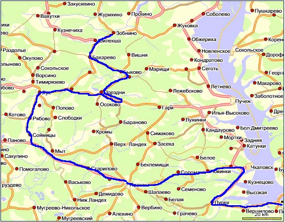 Иваново лух карта