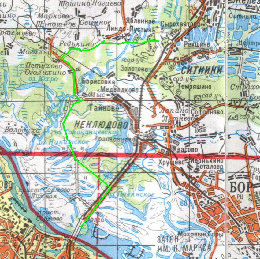 Рекшино карта нижегородская область