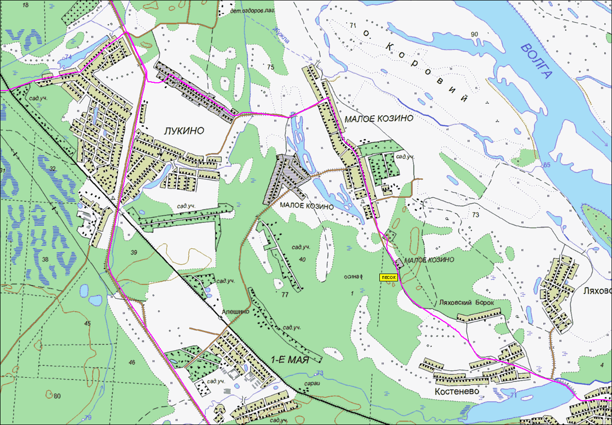 Кадастровая карта балахны нижегородской области