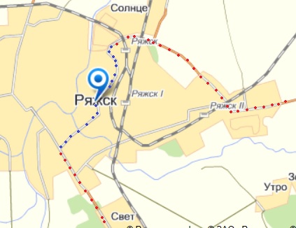 Гугл карта ряжск