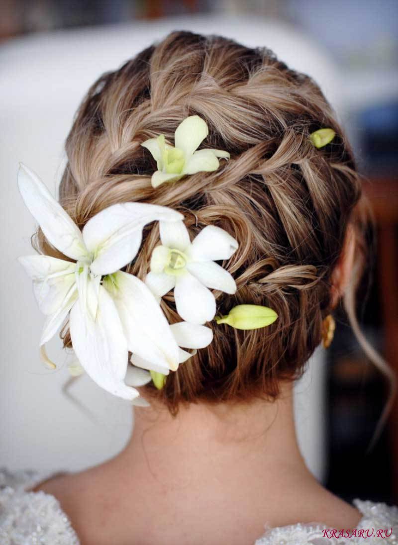 Цветы В Волосах Свадьба