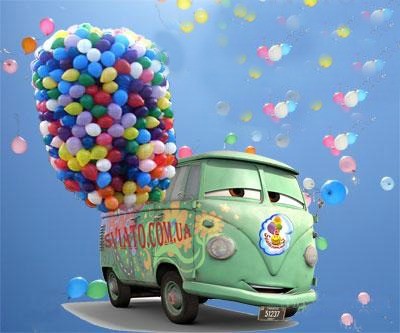 Фура из воздушных шаров