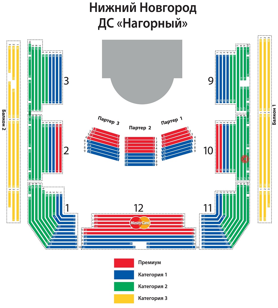 Схема зала дс янтарный