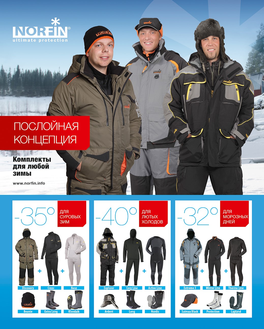 Купить Зимний Костюм Норфин Эксплорер