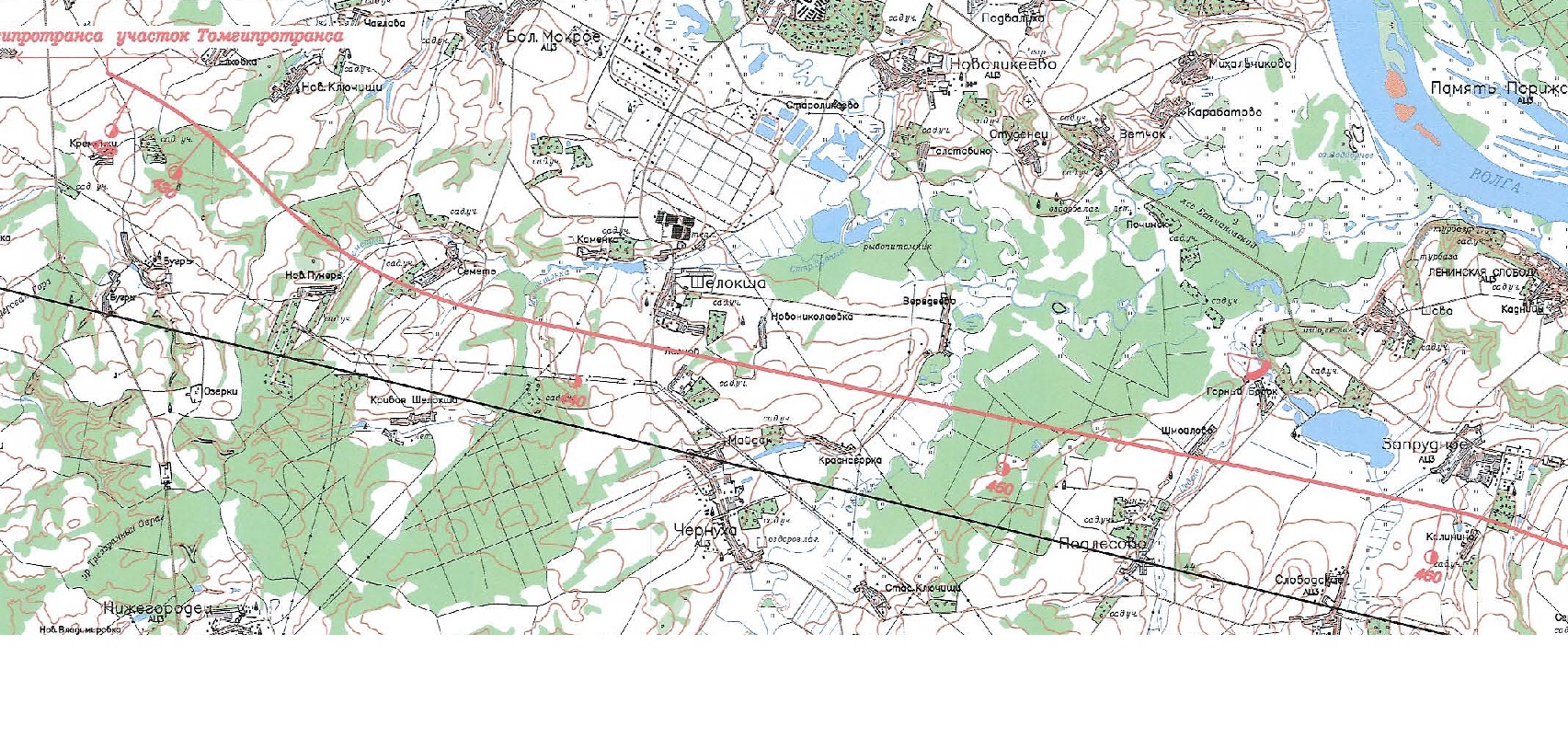 Карта дороги м12