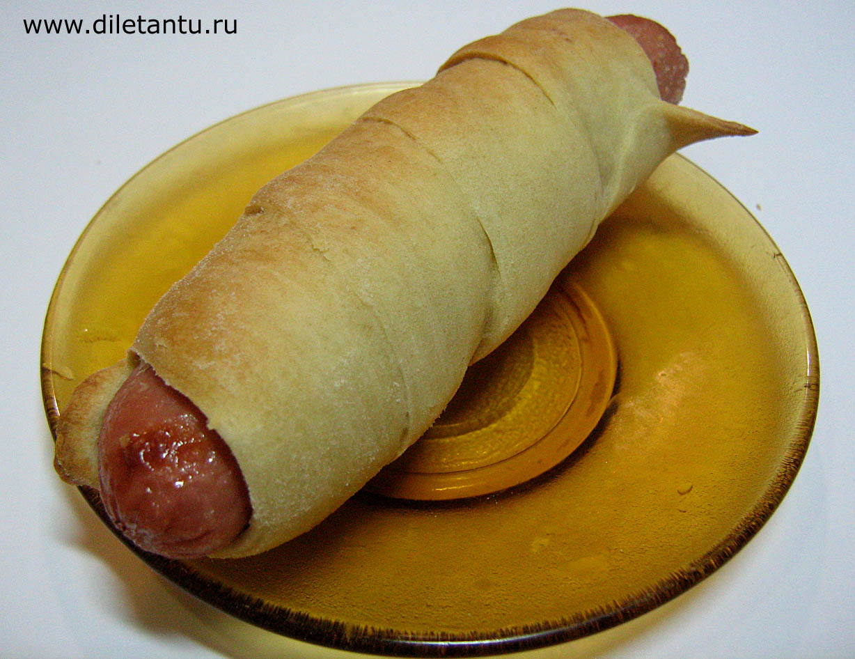 Членик в тесте