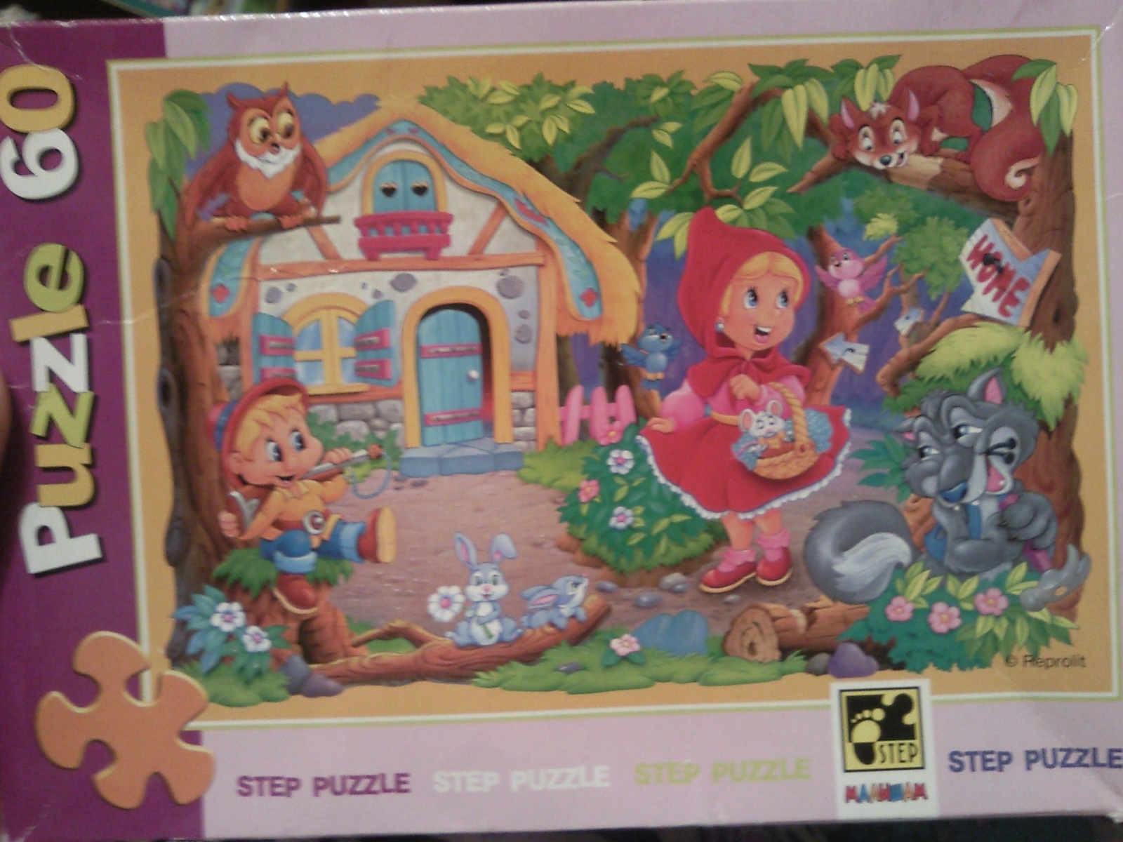 Сказочные головоломки. Пазл Step Puzzle красная шапочка (81016), 60 дет.. Пазлы по сказкам. Пазлы по сказкам для детей. Пазл герои сказок.